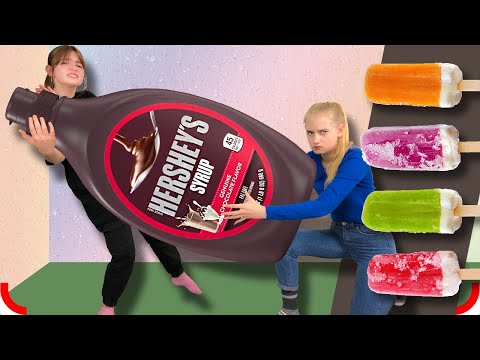 Видео: Гигантское МОРОЖЕНОЕ Челлендж !!