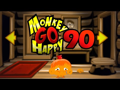 Видео: Игра "Счастливая Обезьянка 90" (Monkey GO Happy 90) - прохождение