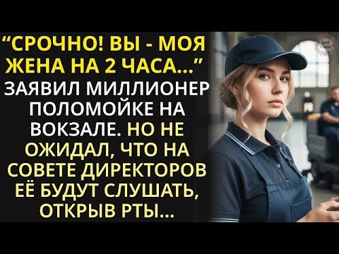 Видео: Миллионер пригласил поломойку с вокзала, но не ожидал, что все богачи будут слушать её, открыв рты