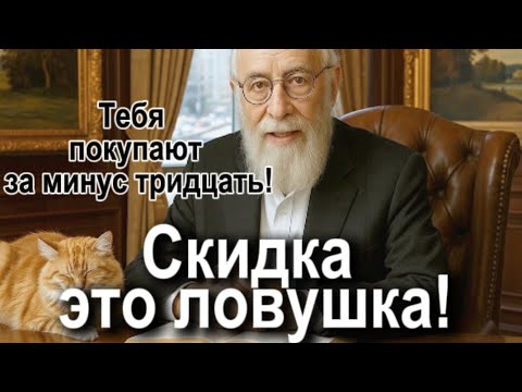 Видео: Кто придумал «скидки» и почему это самая хитрая бизнес ловушка