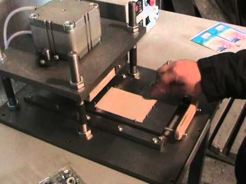 Видео: Устройство для приварки блистера к картону