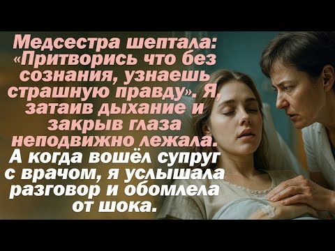 Видео: "Медсестра шептала: «Притворись без сознания… узнаешь страшную правду» | История о Втором Шансе