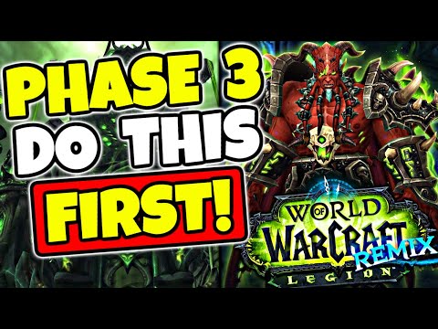 Видео: Всё НОВОЕ в Фазе 3 и ЧТО ДЕЛАТЬ В ПЕРВУЮ ОЧЕРЕДЬ в Фазе 3 | Legion Remix