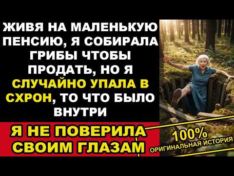 Видео: Собирая грибы, я провалилась в схрон под землёй... Увиденное внутри МЕНЯ ПОРАЗИЛО. История на ночь