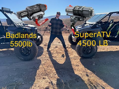 Видео: Тест лебёдки SXS: Badlands 5500 против SuperATV 4500