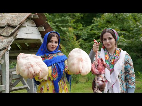 Видео: Рецепт бараньего жира с картофелем и баклажанами, который так вкусен ♧ Village Cooking