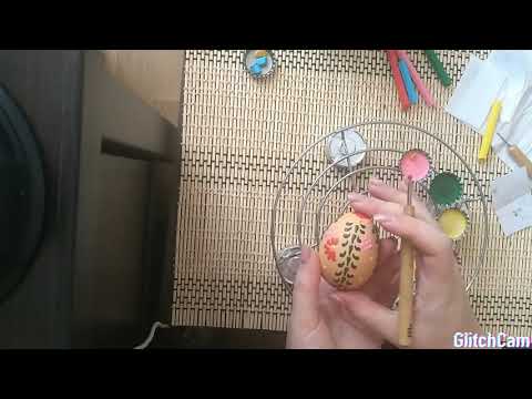 Видео: Писанка без писачка, техніка воскові олівці