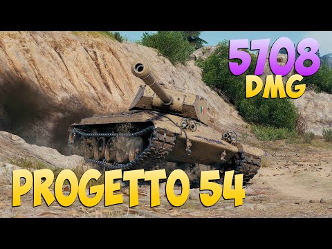 Видео: Progetto 54 - 2 Фрагов 5.7K Урона - Бытовой! - Мир Танков