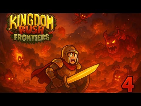 Видео: Гигантский Босс Джинн!! | Kingdom Rush Frontiers #4