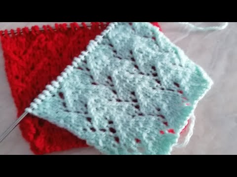 Видео: Красивые Ажурные Веточки. Вяжем Спицами.