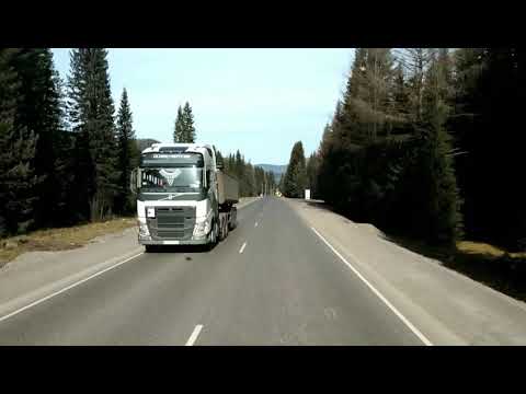 Видео: Саяны. Трасса М54. Кызыл - Абакан.