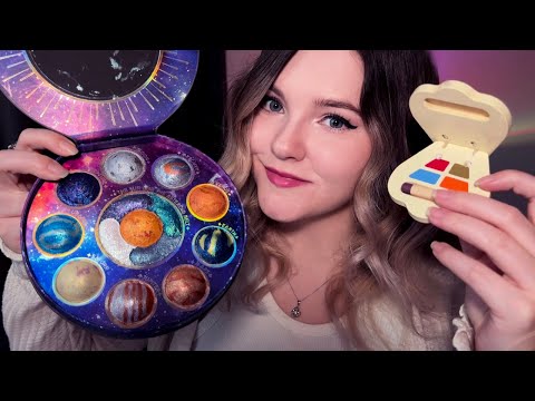 Видео: АСМР МАКИЯЖ Настоящей VS Деревянной косметикой 💄