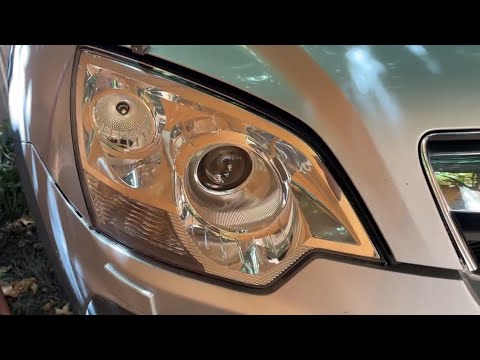 Видео: Opel Antara. Реставрация Фар.