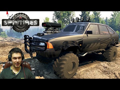 Видео: Москвич 2141 Варан для Spintires. Достойный корч
