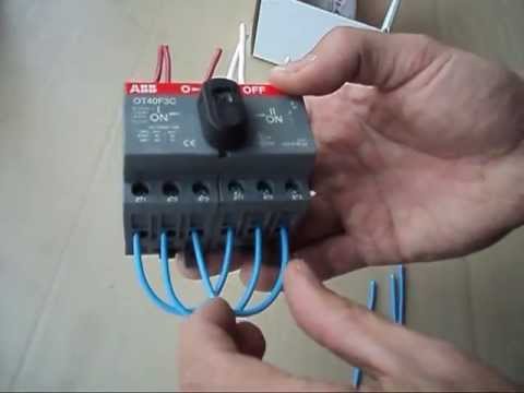 Видео: Реверсивный рубильник АВВ для дома