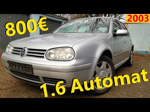 Видео: Volkswagen Golf 4 1.6 Automat // Авто в Германии