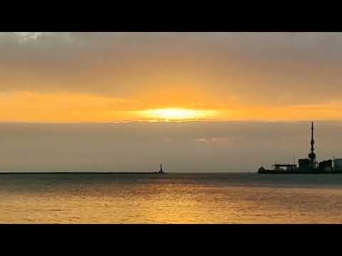 Видео: Бердянск вечерний у моря 4 октября 2025г в 17ч  51м
