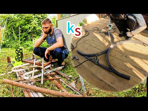 Видео: СТОЛ для беседки с БЕСПЛАТНОЙ СТОЛЕШНИЦЕЙ с помощью трубогиба ДИНО