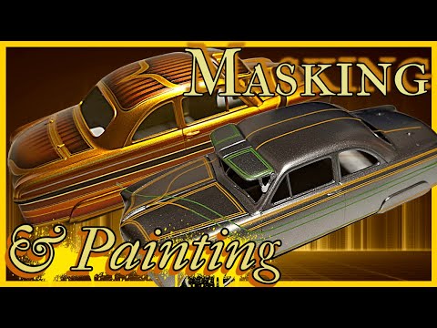 Видео: Индивидуальная покраска Ford AMT 49. Сборка модели автомобиля. Шаблоны покраски.