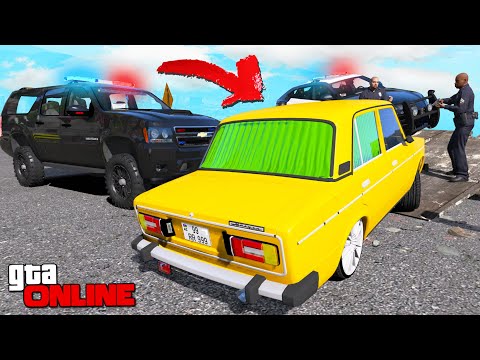 Видео: АВТОУГОНЩИКИ VS КОПЫ В ГТА 5 ОНЛАЙН! УГНАЛ ТУРБО ЧИТ ВАЗ У ЗЛЫХ КОПОВ!