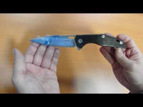 Видео: Обзора ножа А.И. Бирюкова Delta №5 в карбоне