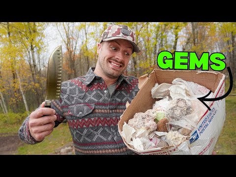 Видео: Он прислал мне коробку с драгоценными камнями... и я их РАЗРЕЗАЛ!