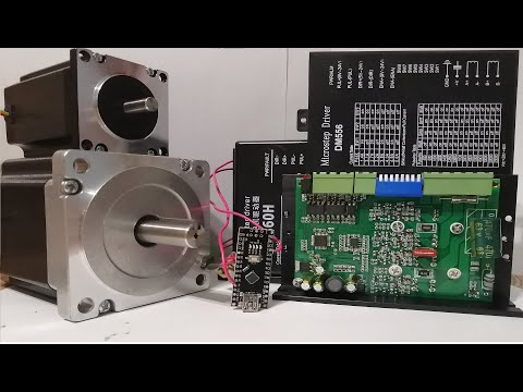 Видео: Простое управление оборотами шагового двигателя.