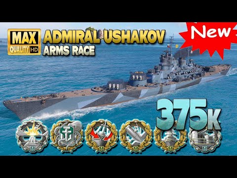 Видео: Пусть победит лучший линкор «Адмирал Ушаков» - World of Warships
