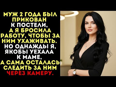 Видео: Муж 2 года был прикован к постели, а я ухаживала. Оставшись дома с камерой, я...