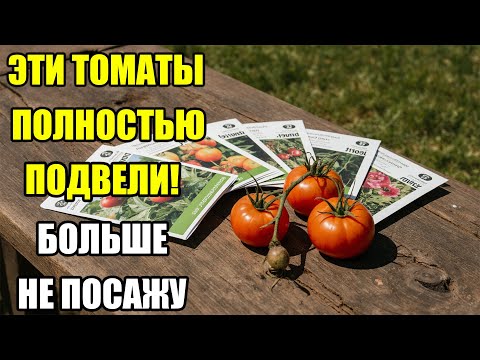 Видео: Эти томаты больше никогда не посажу! Сорта, которые разочаровали и только зря заняли грядки!