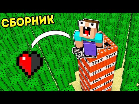 Видео: НУБ ЗАТРОЛЛЕН НЕВИДИМЫМ ПРО НУБИКОМ В МАЙНКРАФТ СБОРНИК ВСЕ СЕРИИ