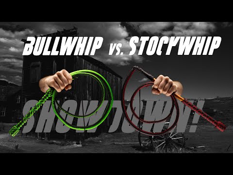 Видео: Bullwhip против Stockwhip, что лучше?
