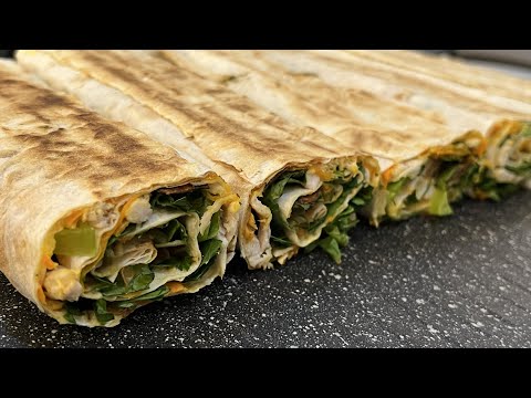 Видео: Чудо Рулетики из Лаваша/ Быстро/Вкусно/Сочно/ На завтрак/ На перекус