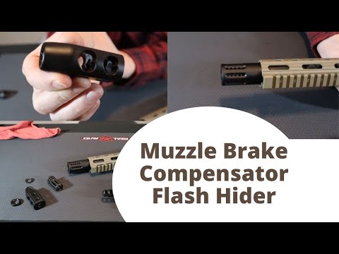 Видео: Дульный тормоз, компенсатор и пламегаситель: типы дульных устройств