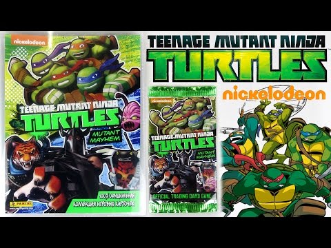 Видео: Альбом для Карточек [Черепашки Ниндзя] Серия №2 2015 Стартовый набор
