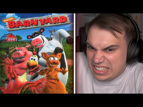 Видео: ГЛЕБ ИГРАЕТ в РОГА И КОПЫТА (Barnyard) | Sasavot
