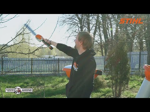 Видео: Кусторез аккумуляторный + ножницы для травы STIHL HSA 26 обзор