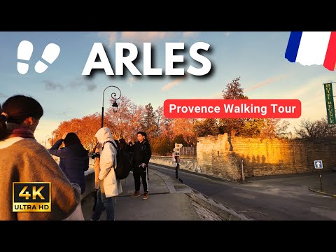 Видео: Арль 🪻 🇫🇷 🚶‍♀️Пешеходная экскурсия: Римский город в Провансе 🌾Франция 🪻[4K]