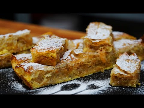 Видео: Простой и вкусный рецепт: Яблочный пирог всего за несколько минут! 🍏 - Шеф Пауль Константин