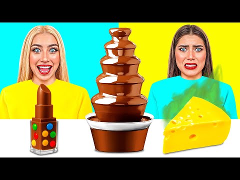 Видео: Шоколадный Фонтан Челлендж | Удивительные Кулинарные Лайфхаки от Mega DO Challenge