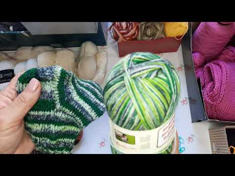 Видео: Из носочной пряжи и не носки. И носки не только из носочки.