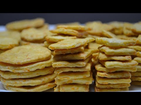 Видео: КРЕКЕРЫ с СЫРОМ (Проще Простого) | ПОХРУСТИМ?:) Cheese crackers