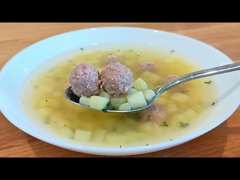 Видео: КАРТОФЕЛЬНЫЙ СУП с мясными фрикадельками