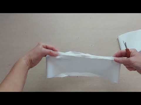 Видео: Обробляю низ рукава обтачкою@lenapasichnyk