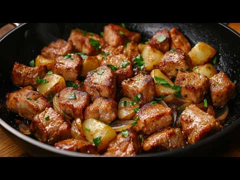 Видео: Такого вкусного жаркого из свинины с картошкой я еще не ела ❗️Вкусно и просто!