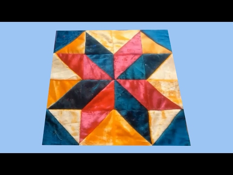 Видео: Жұлдыз құрақ  Лоскутное шитье  курак корпе patchwork sewing