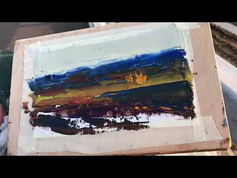 Видео: Охота за этюдами #1 Техника масляной живописи