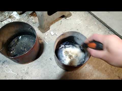 Видео: печь для гаража на отработке(на скорую руку)