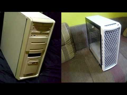 Видео: Case Mod PC - Modificação em computador antigo - Модификация на старом компьютере