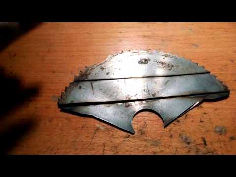 Видео: Изготовление ножа из быстрореза  Р-18  (Часть 1)